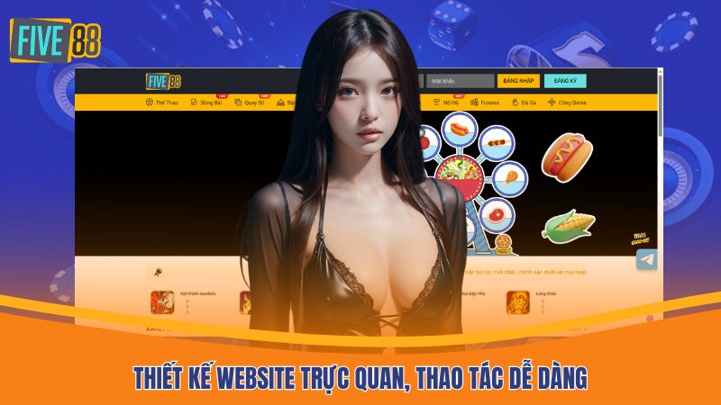 Thiết kế website trực quan, thao tác dễ dàng